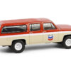 1988 GMC Suburban Sierra Classic C10 "Chevron" Orange and Beige with White Stripes "Chevron Special Edition" Series 1 1/64 Diecast Model Car by Greenlight
