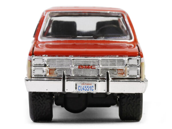 1988 GMC Suburban Sierra Classic C10 "Chevron" Orange and Beige with White Stripes "Chevron Special Edition" Series 1 1/64 Diecast Model Car by Greenlight