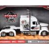 International Lonestar Truck Tractor White "PBR Professional Bull Riders" 1/43 Diecast Model by New Ray